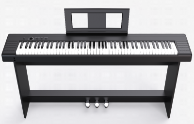 novo 88 teclas antiderrapante força do teclado vertical digital madeira grão preto piano